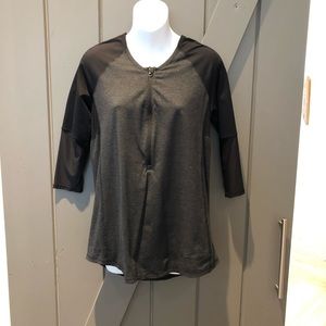 Half zip Lululemon baseball tee